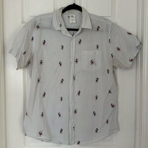 Mickey Mouse Disney button up shirt